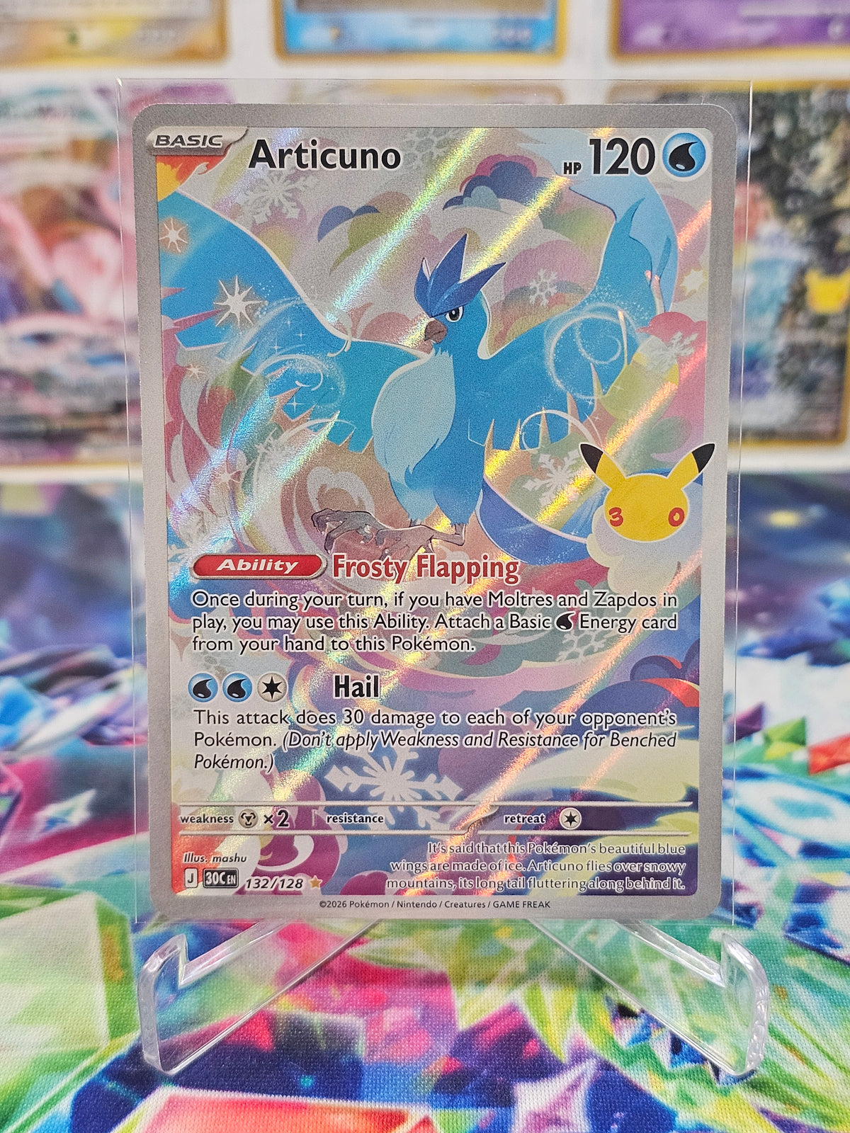 Pokemon 30th Celebration Articuno IR 132/128