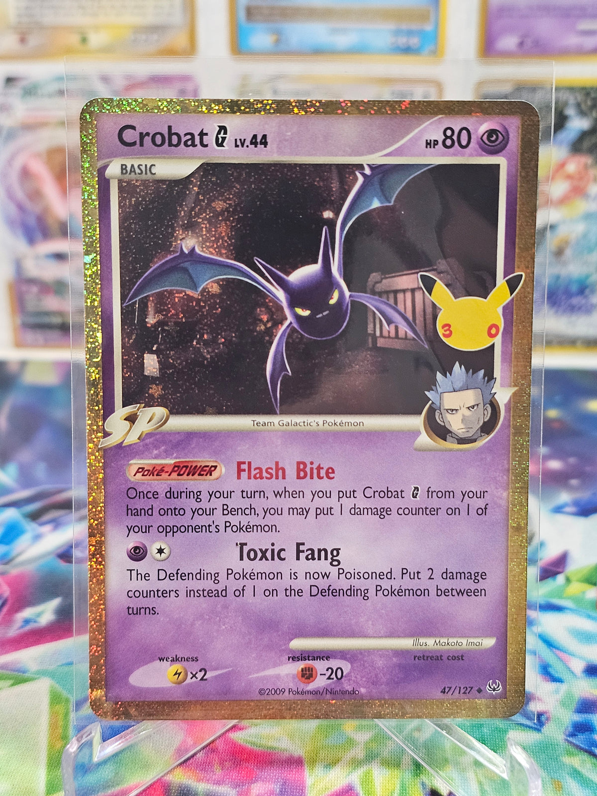 Pokemon 30th Celebration Crobat Classic Collection (Gold Border)
