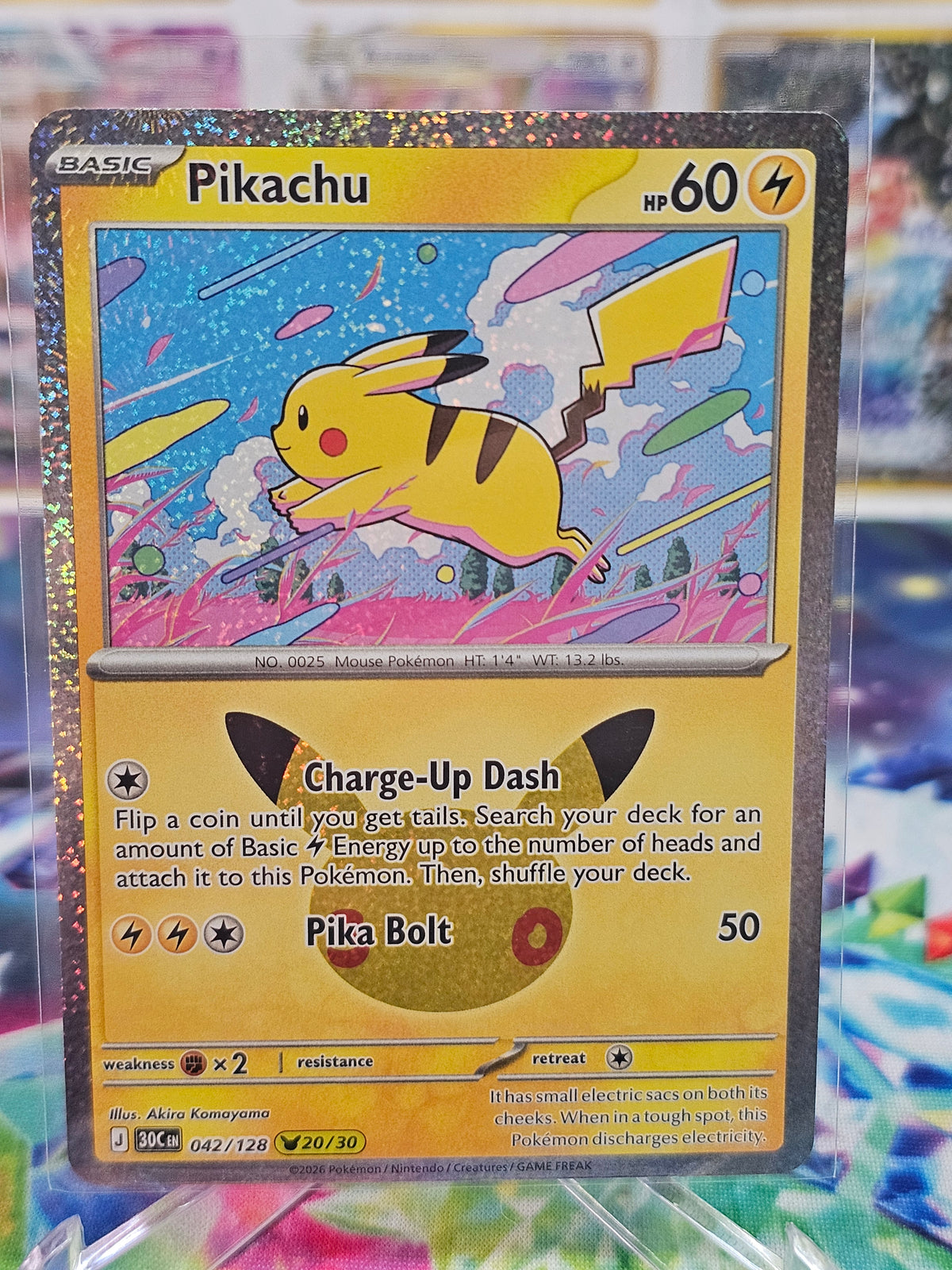 Pokemon 30th Celebration Pikachu 42/128 (20/30)