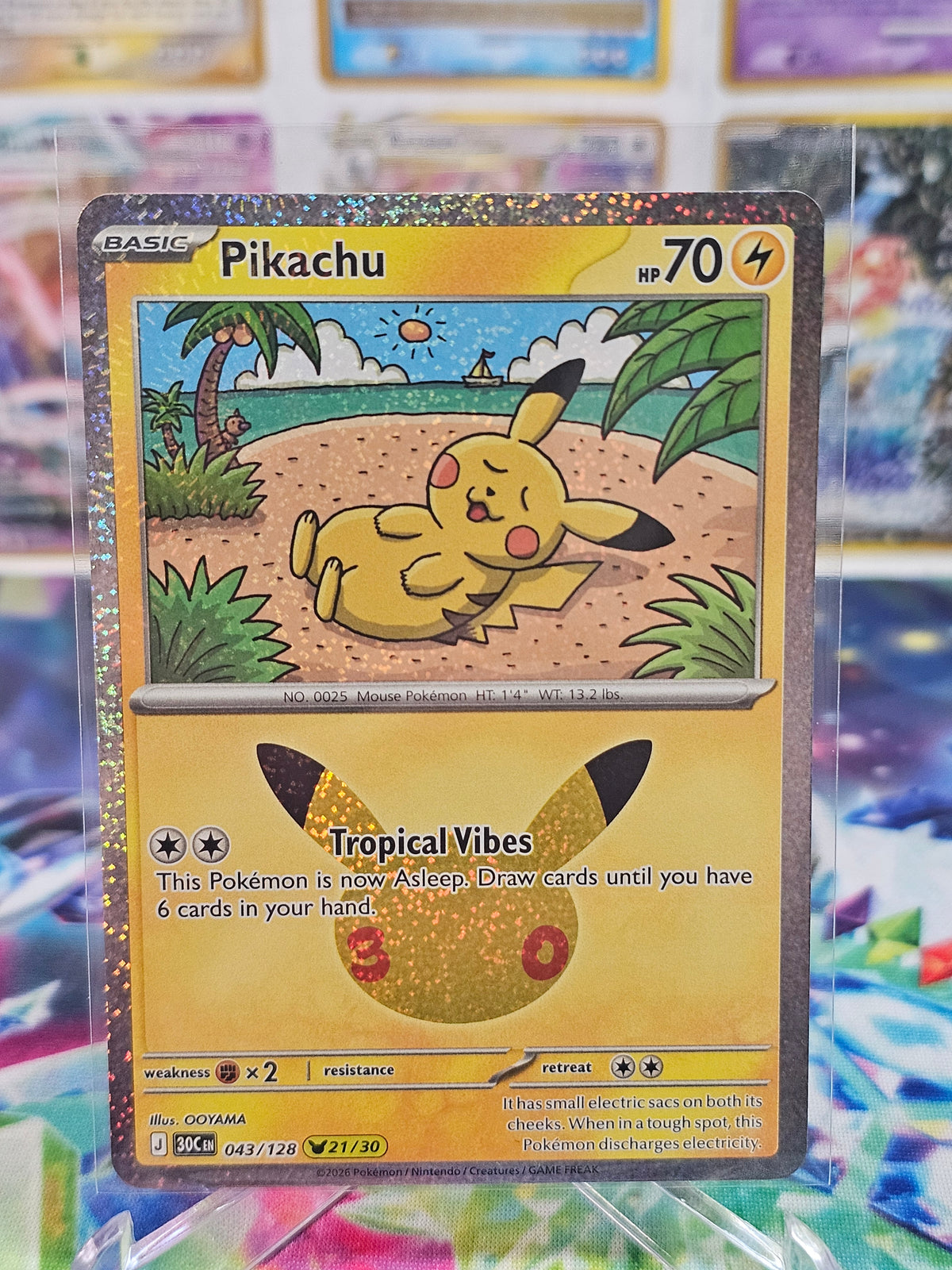 Pokemon 30th Celebration Pikachu 43/128 (21/30)