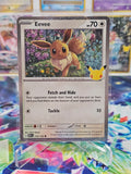 Pokemon 30th Celebration Cosmo Holo Promo Eevee 116/128