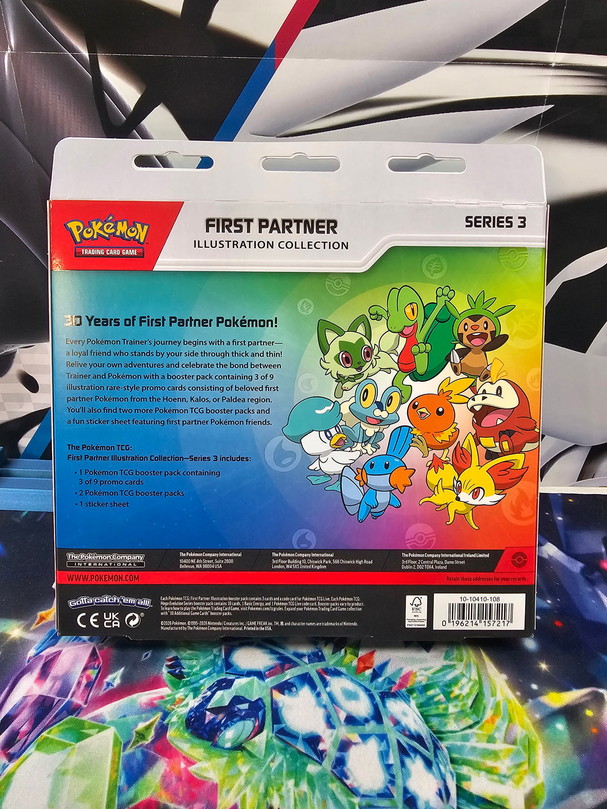 Pokemon TCG First Partner Illustration Collection Box Series 3 FACTORY SEALED