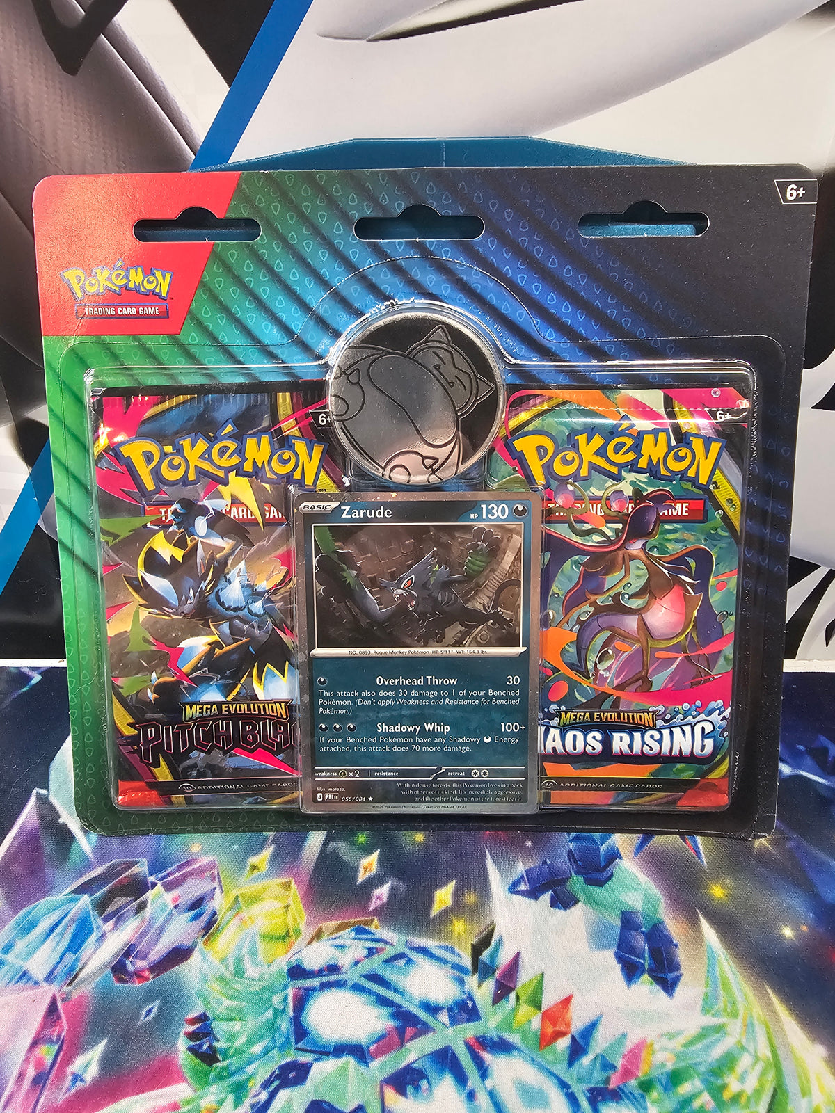 Pokemon Pitch Black Zarude 2 Pack Blister Chaos Rising NEW SEALED!