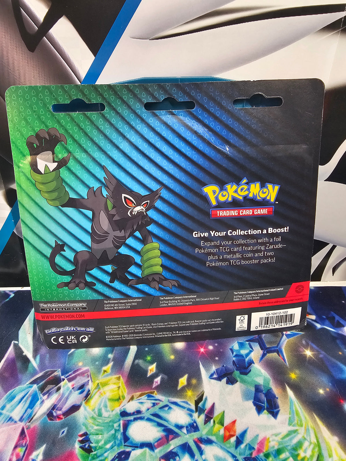 Pokemon Pitch Black Zarude 2 Pack Blister Chaos Rising NEW SEALED!