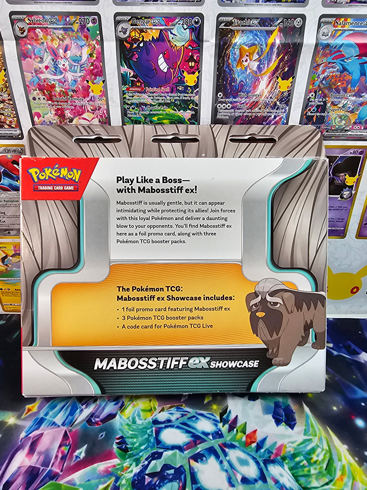 Sealed Pokémon Mabosstiff EX Showcase (3 Packs)