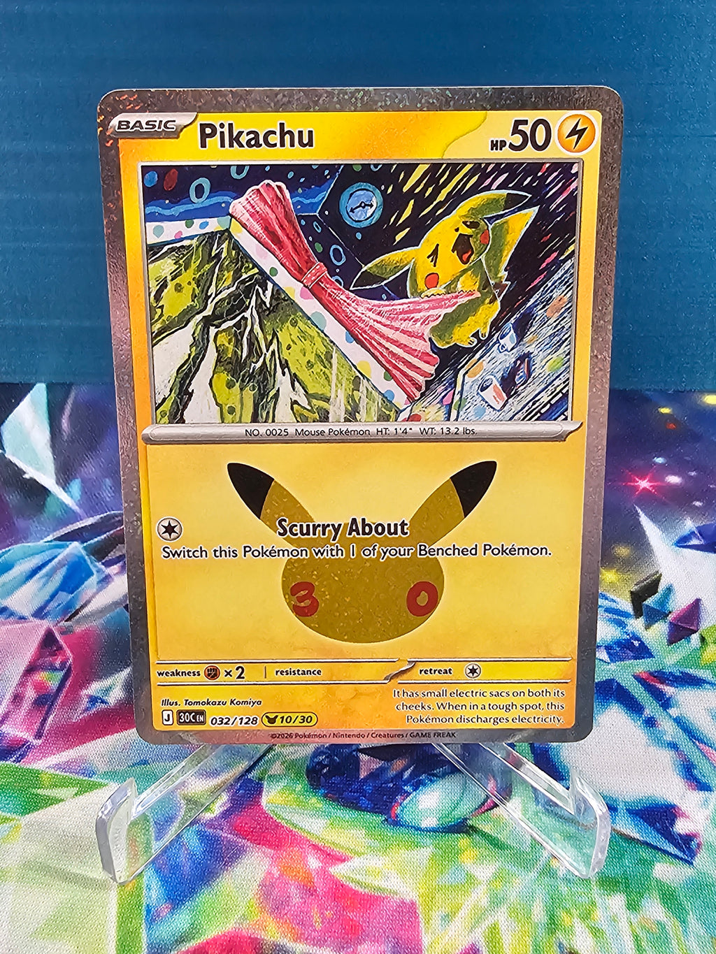 Pokémon 30th Celebration Pikachu 32/128 (10/30)