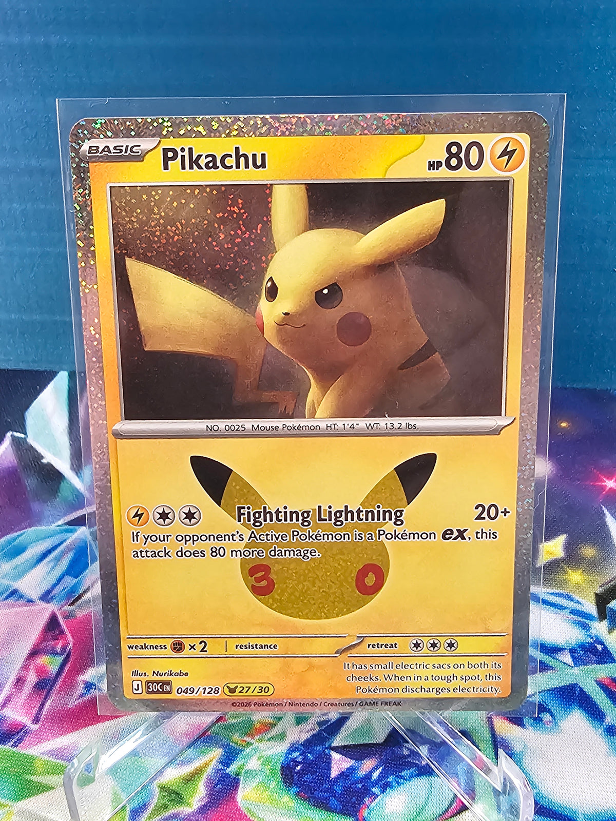 Pokémon 30th Celebration Pikachu 49/128 (27/30)