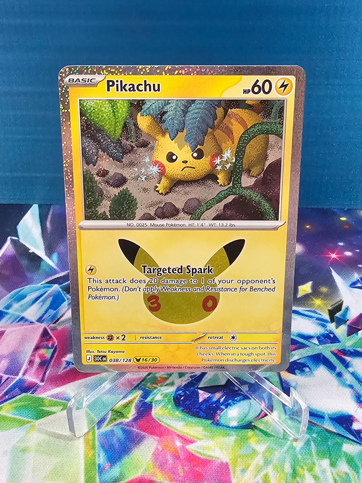 Pokémon 30th Celebration Pikachu 38/128 (16/30)