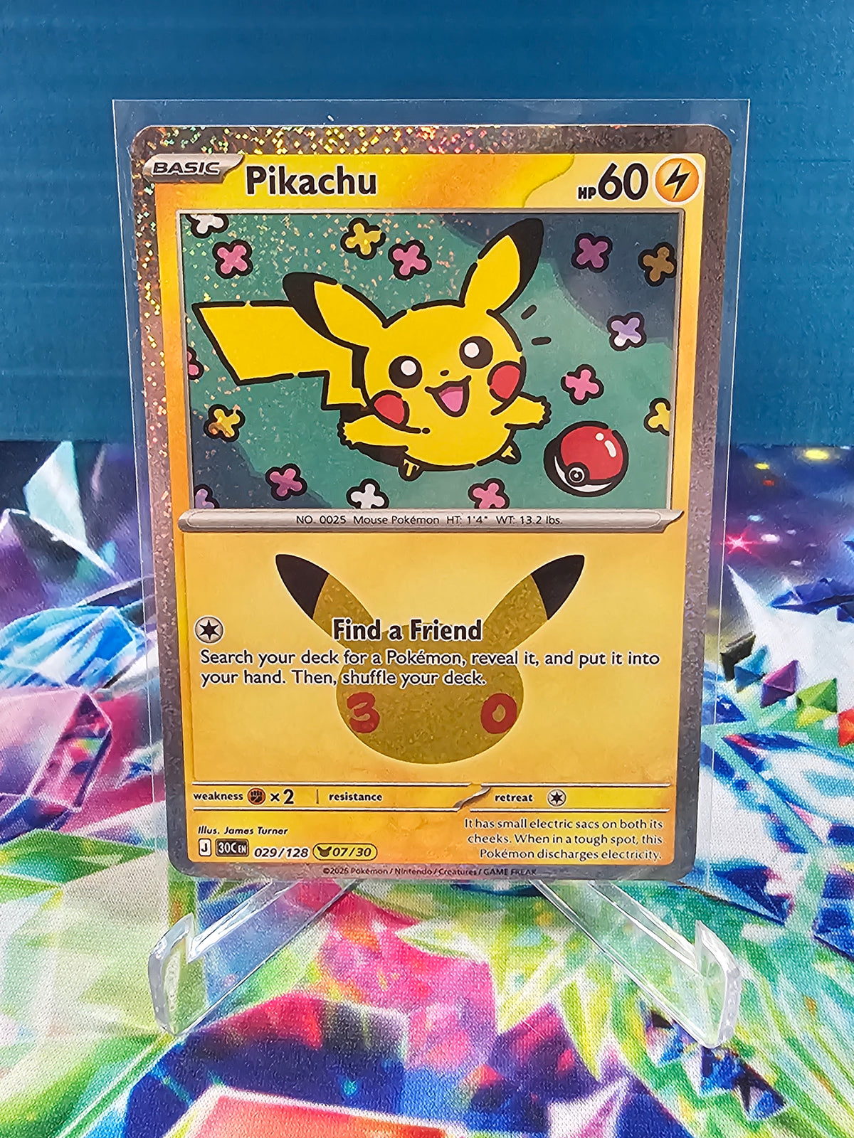Pokémon 30th Celebration Pikachu 29/128 (07/30)