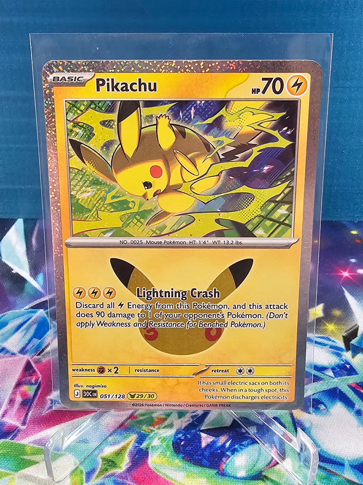 Pokémon 30th Celebration Pikachu 51/128 (29/30)